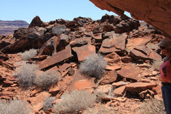 Piles of Engraved Rocks